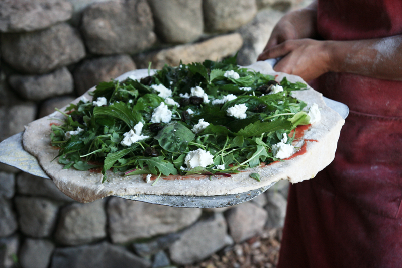 Pizza by the Pond at LoveTree Farmstead Cheese